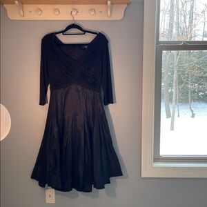 Tadashi Collection Beautiful Black Long Sleeve Dress
